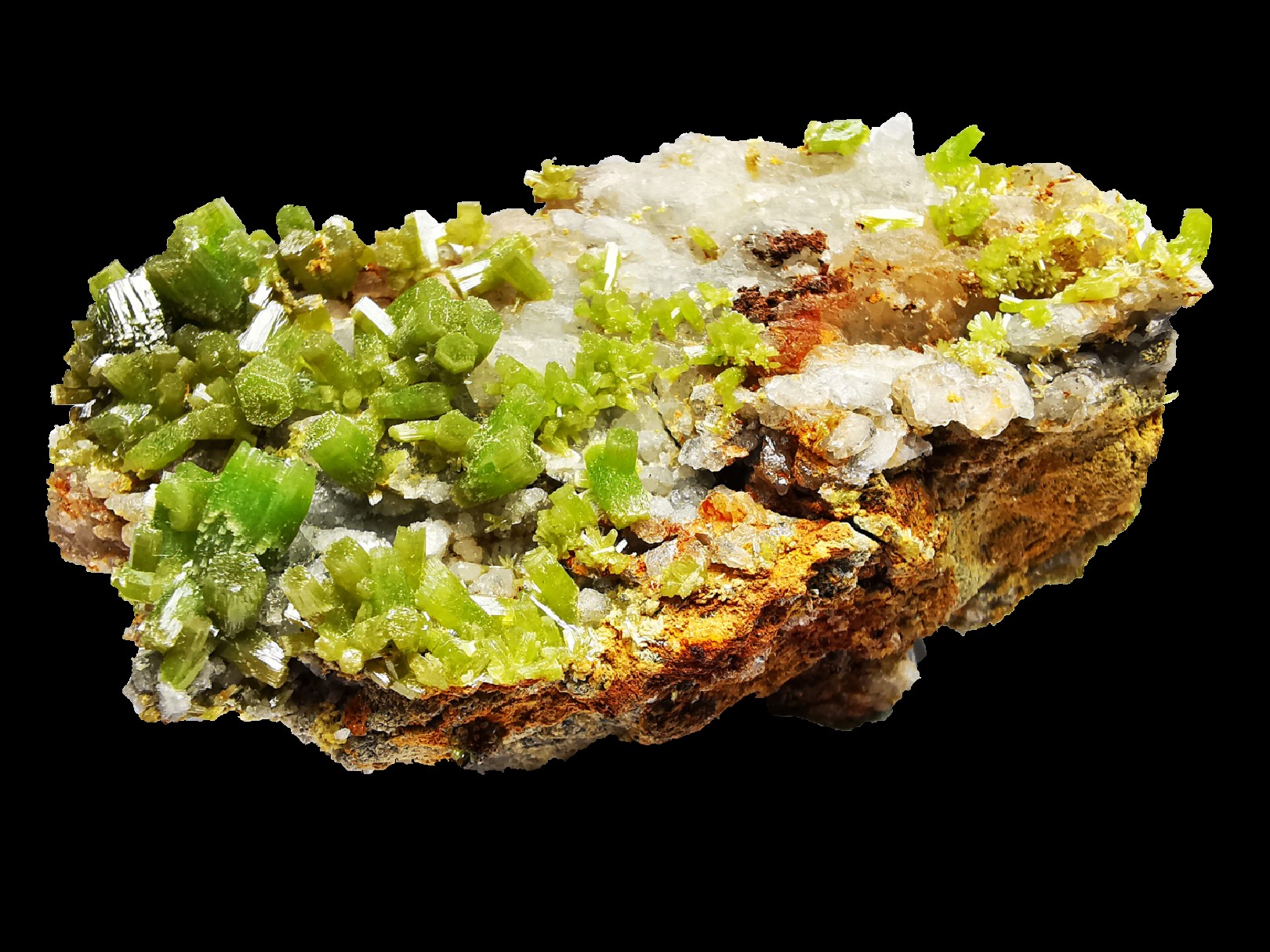 Pyromorphite - mine Daoping, guangxi province, CHINE