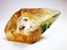 Calcite with malachite from Mashamba, Katanga, RDC
