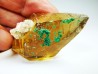 Calcite with malachite from Mashamba, Katanga, RDC