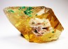 Calcite with malachite from Mashamba, Katanga, RDC