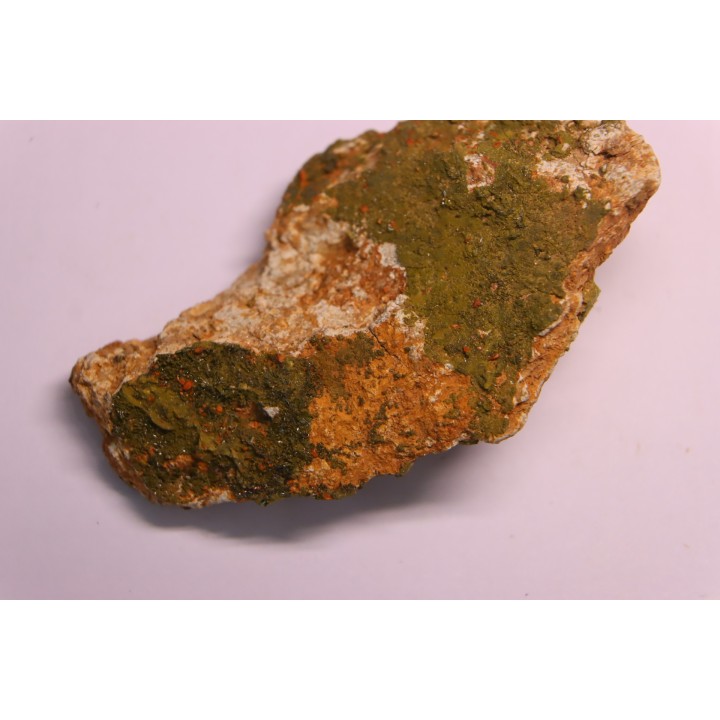 Pyromorphite and Crocoite  Fillon "Le Cantonnier", NONTRON (24) FRANCE