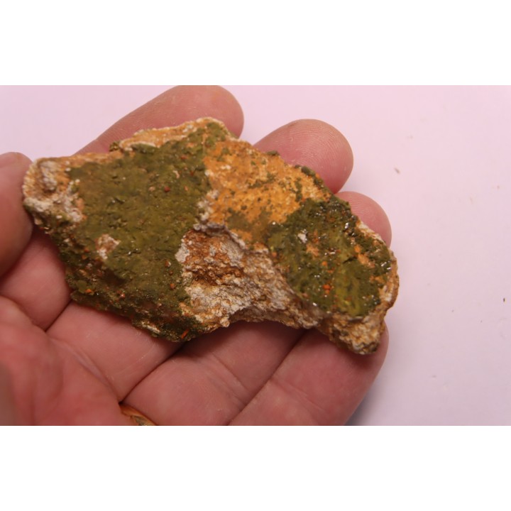 Pyromorphite and Crocoite  Fillon "Le Cantonnier", NONTRON (24) FRANCE