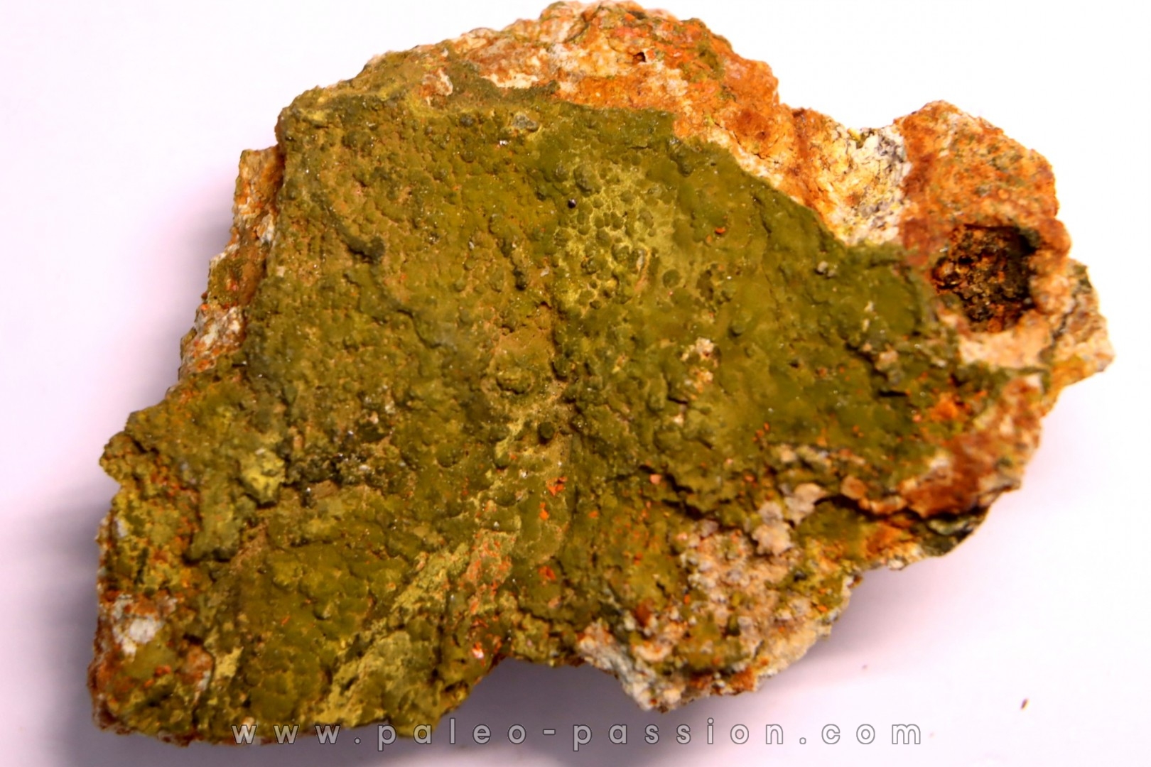 Pyromorphite et Crocoite - Fillon "Le Cantonnier", NONTRON (24) FRANCE