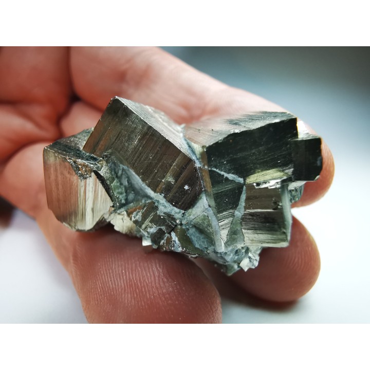 Pyrite from Ambas Aguas, La Rioja, Spain