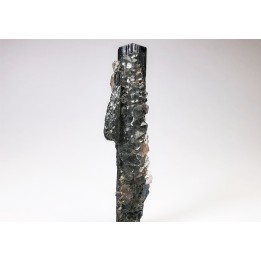 Fluorite on stibnite from Qinglong, Guizhou, CHINA