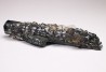 Fluorite sur stibine de Qinglong, Guizhou, CHINE