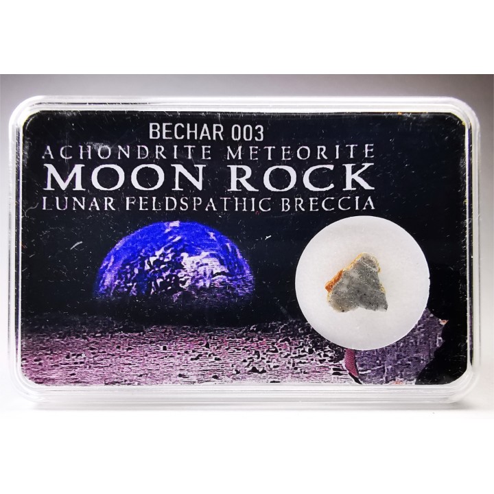 Météorite: Lunar bréche feldspath - Bechar003