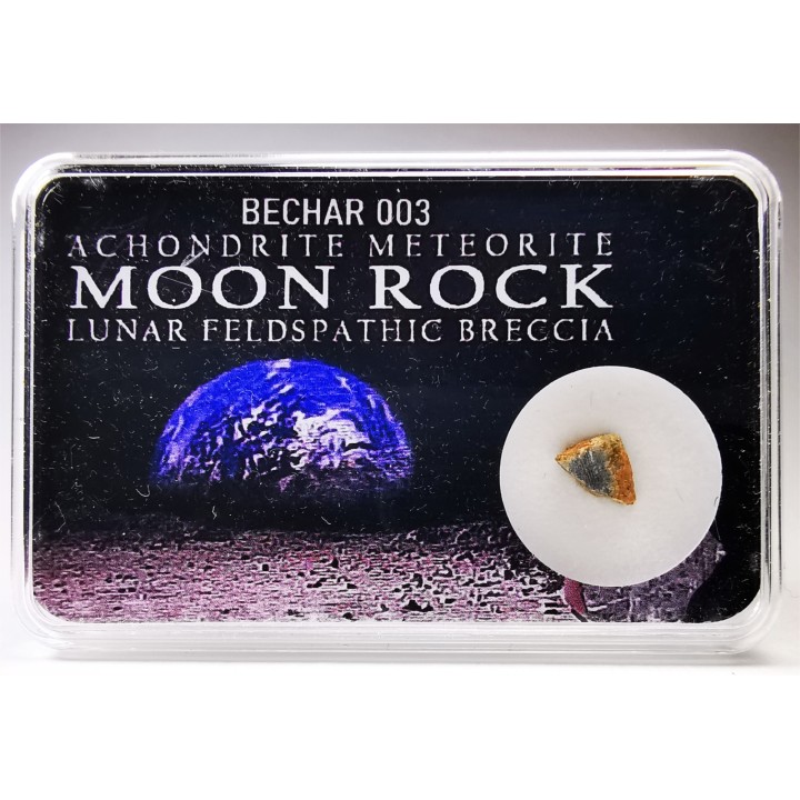 Météorite: Lunar bréche feldspath - Bechar003