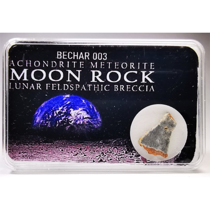 MOON ROCK: Lunar feldspath breccia - Bechar003