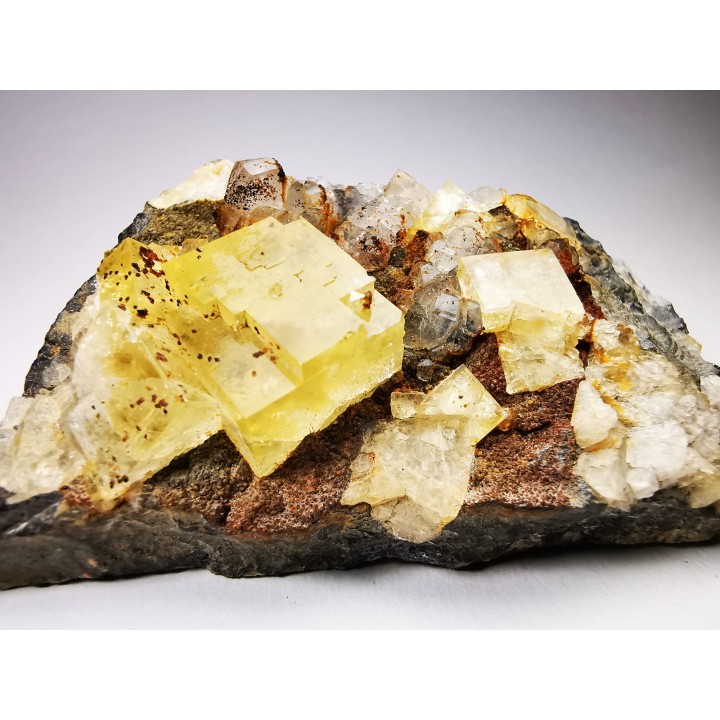 Fluorite, Peyrebrune Mine (81), France