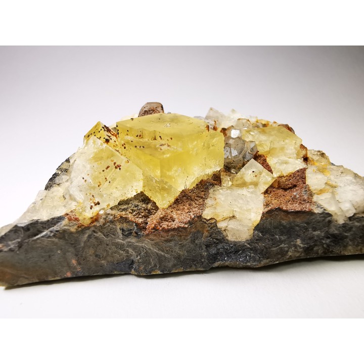 Fluorite, Peyrebrune Mine (81), France