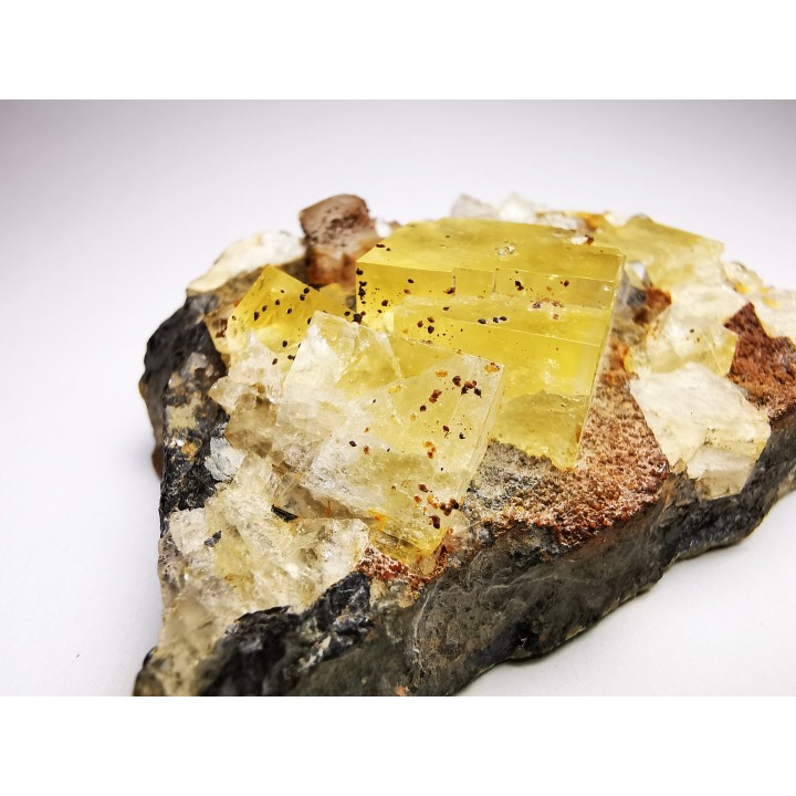 fluorite de Peyrebrune (81), France