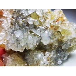 Fluorite and quartz, Peyrebrune Mine (81), France