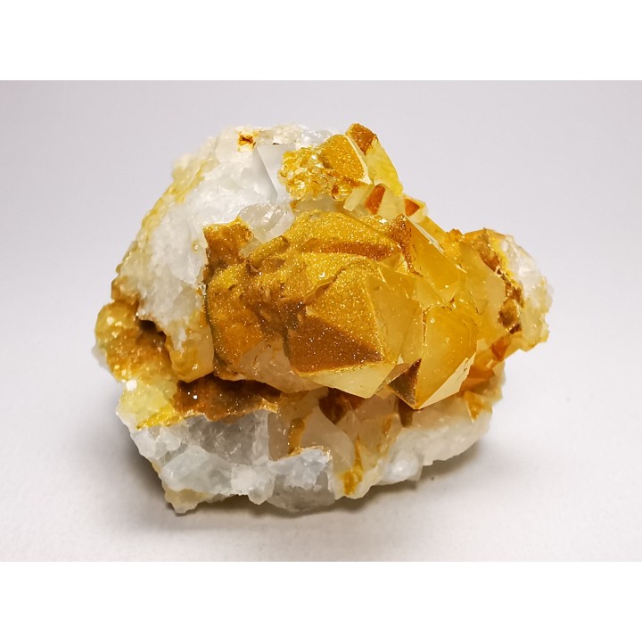 Fluorite and Quartz, Le Franciman Mine (81), France