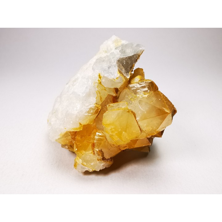 fluorite et quartz Le Franciman (81), France