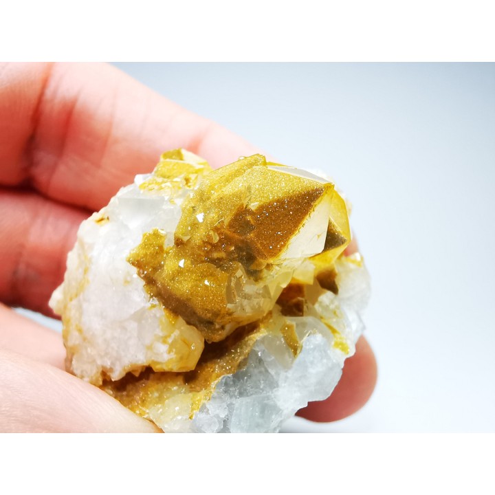 Fluorite and Quartz, Le Franciman Mine (81), France