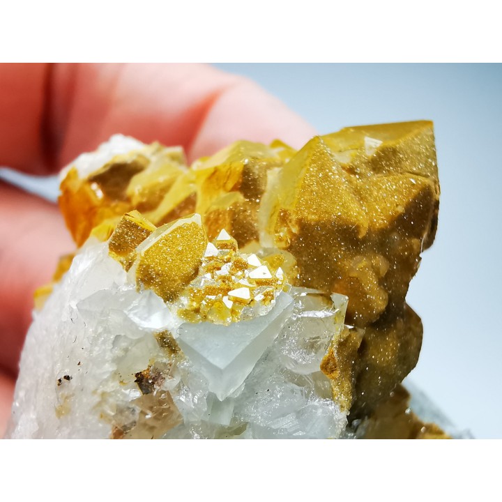 Fluorite and Quartz, Le Franciman Mine (81), France