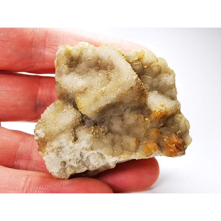 Quartz perimorphosis on fluorite, Latronquiere, France
