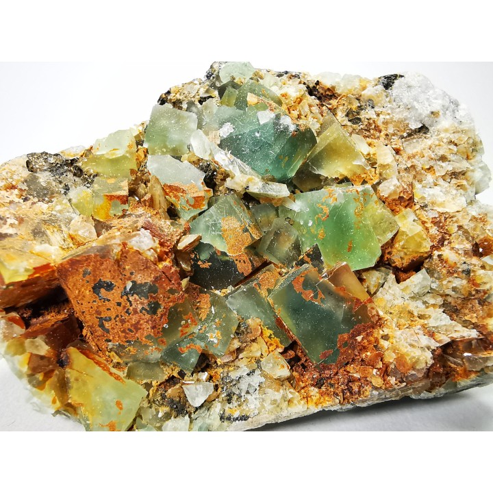 Fluorite, La Boule Mine, Le Kaymar (12), France