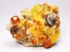 Spessartine Garnet on Quartz, China