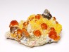 Grenat spessartite sur Quartz, Chine