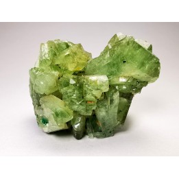 Baryte avec inclusions de dioptase - Katanga, RDC (Congo)