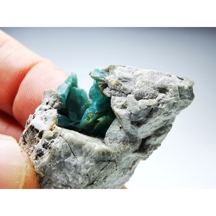 Grandidierite sur gangue, Tranomaro, Madagascar