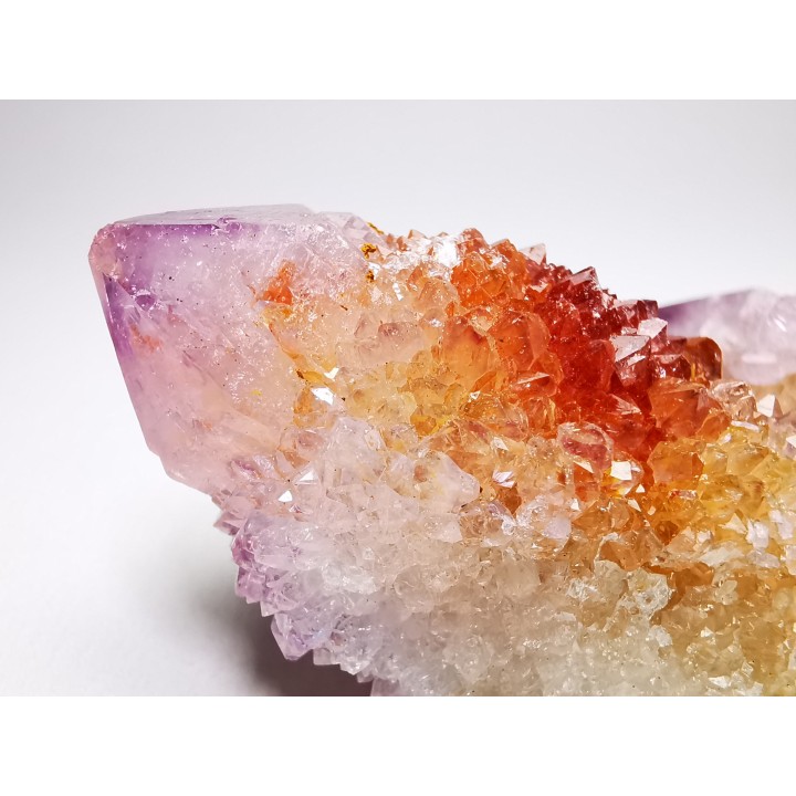 Quartz amethyst "Cactus" from Mbombela – South Africa