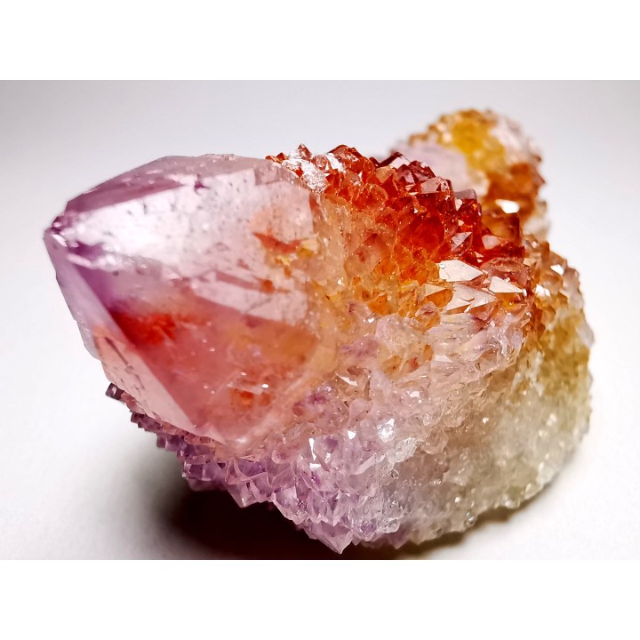 Quartz améthyste "Cactus" de Mbombela – Afrique du Sud