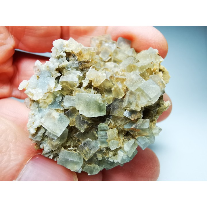 Fluorite de la mine St-Sylvestre, Ardèche, France