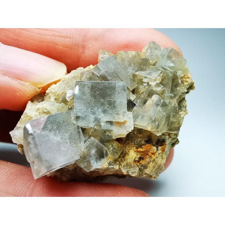 Fluorite, St-Sylvestre Mine, Ardeche, France