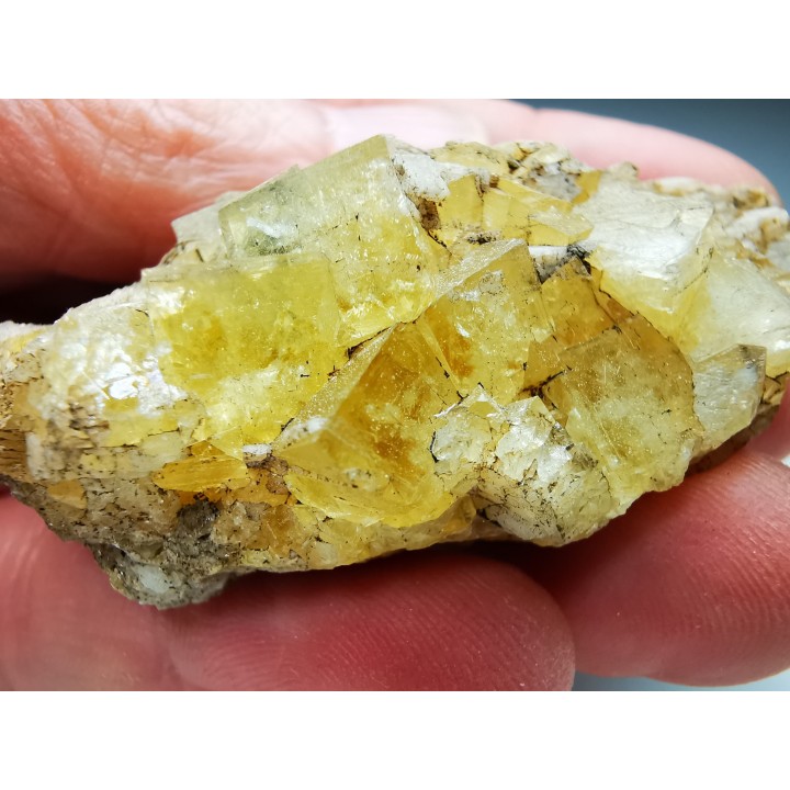 Fluorite, Serves-sur-Rhône, Drôme, France