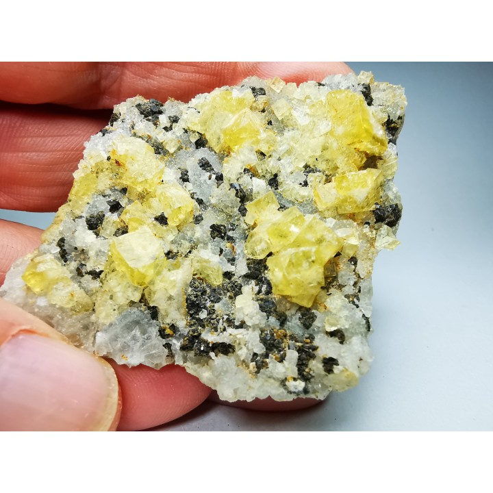 Fluorite de Marsange, Langeac, Haute-Loire, France