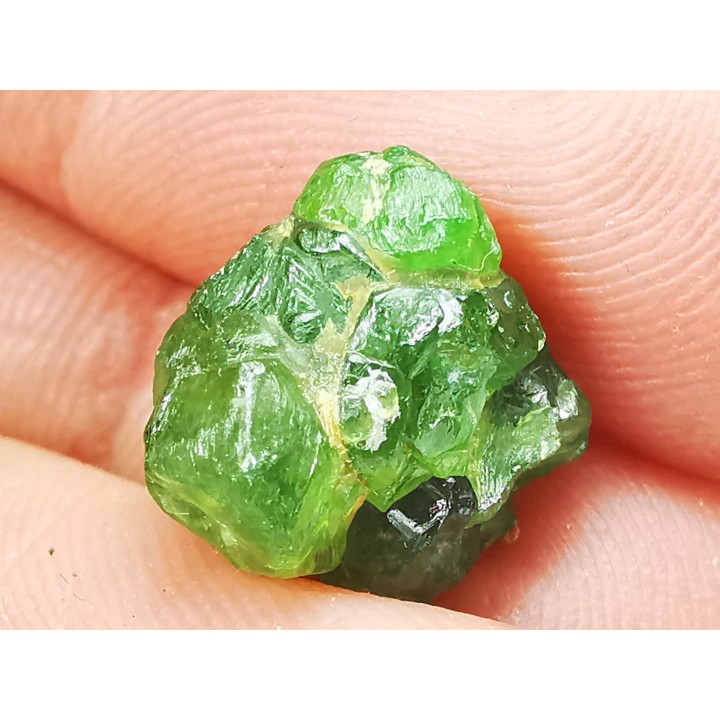 Grenat démantoide, mine Jeffrey, Québec, Canada