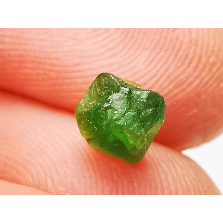 Grenat démantoide, mine Jeffrey, Québec, Canada
