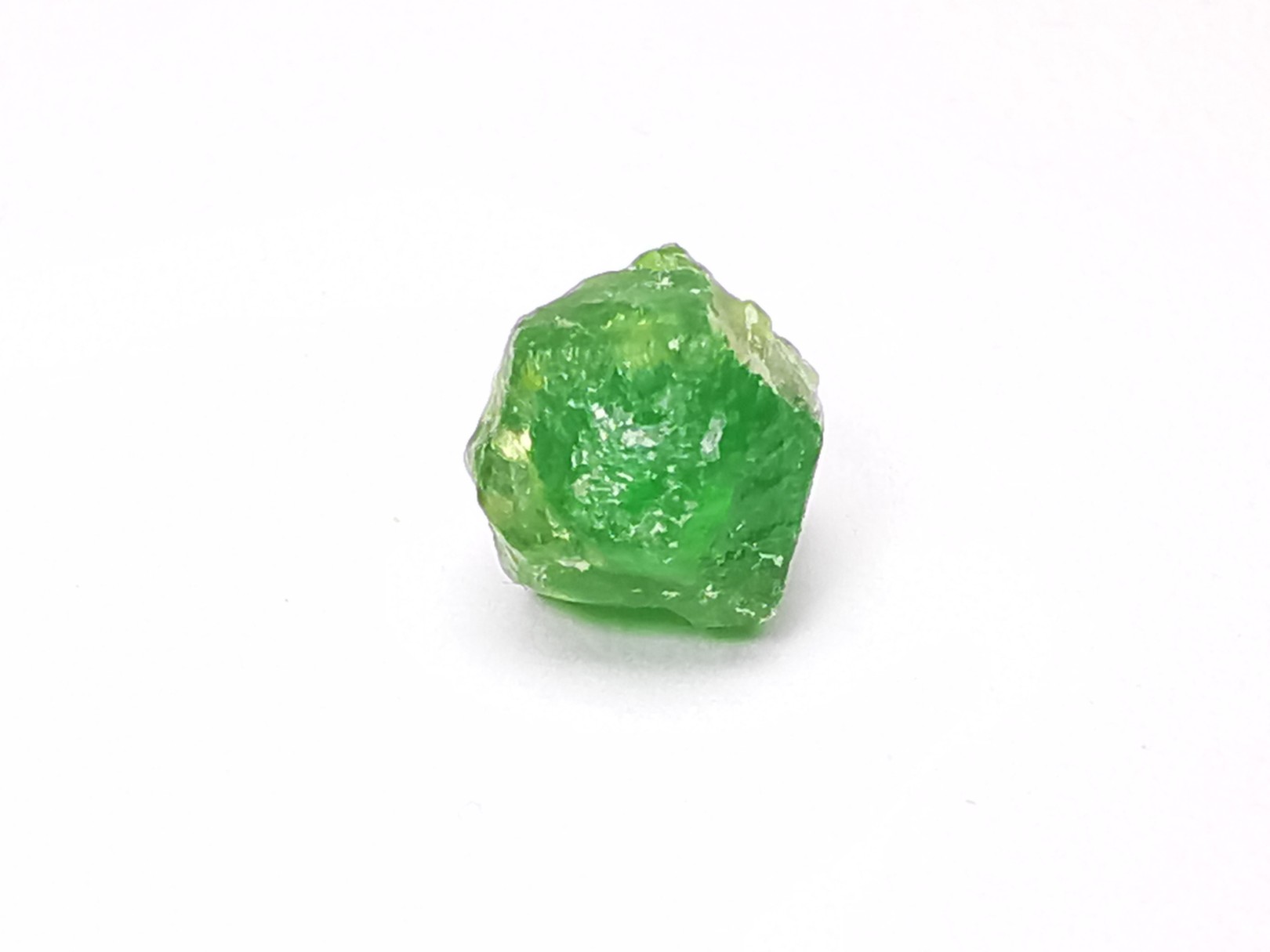 Grenat démantoide, mine Jeffrey, Québec, Canada
