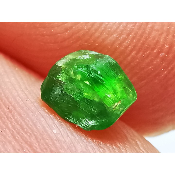 Grenat démantoide, mine Jeffrey, Québec, Canada