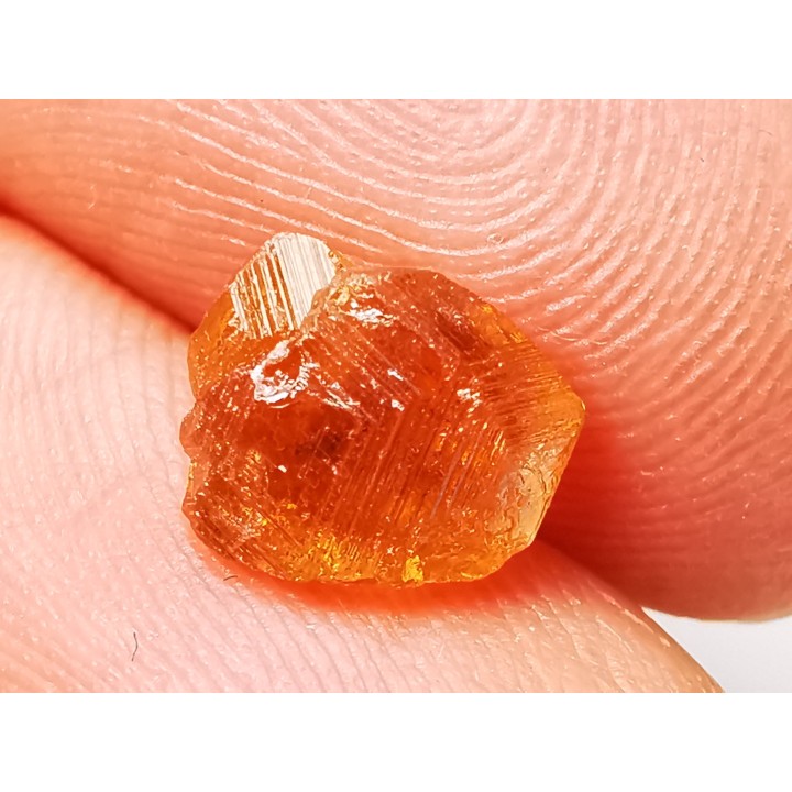 Grenat hessonite, mine Jeffrey, Québec, Canada