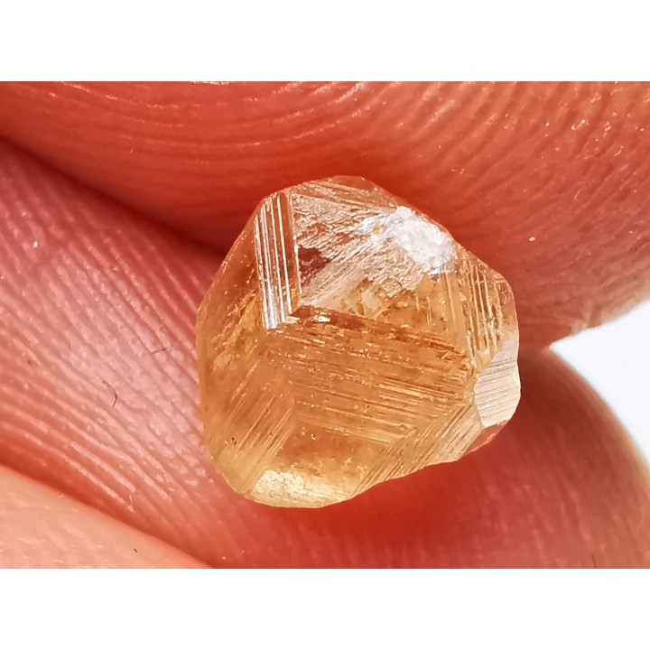 Grenat hessonite, mine Jeffrey, Québec, Canada