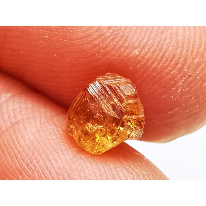 Grenat hessonite, mine Jeffrey, Québec, Canada