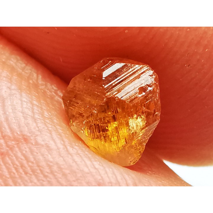 Grenat hessonite, mine Jeffrey, Québec, Canada