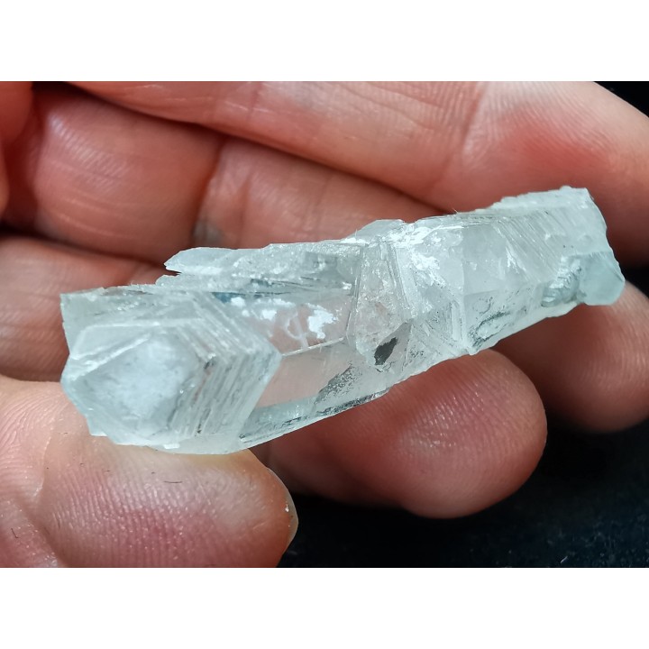 Interrupted Growth Quartz  – Dalnegorsk, Russia