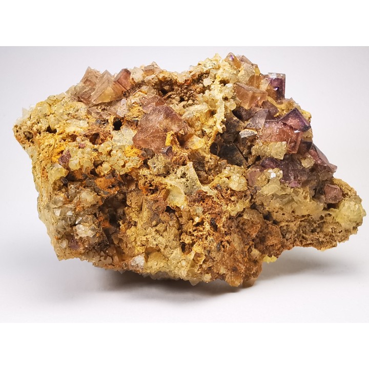 Fluorite from Clersanges, Saint-Pal-de-Senouire, Haute-Loire, France