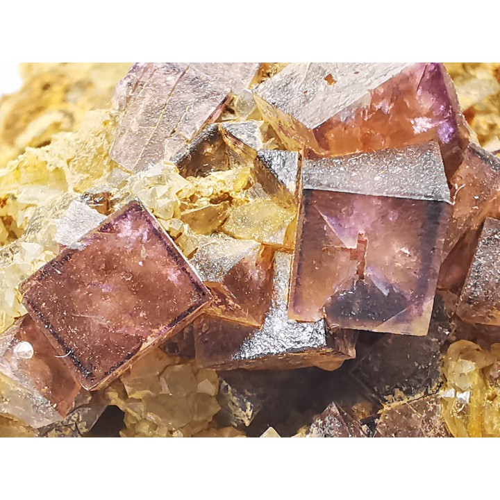 Fluorite from Clersanges, Saint-Pal-de-Senouire, Haute-Loire, France