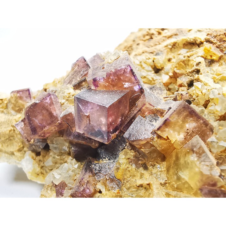 Fluorite from Clersanges, Saint-Pal-de-Senouire, Haute-Loire, France