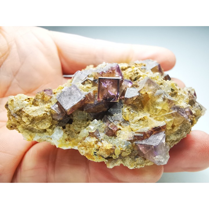 Fluorite from Clersanges, Saint-Pal-de-Senouire, Haute-Loire, France