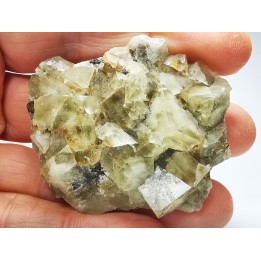 Fluorite de Voltennes, Lucenay-l'Evêque, Saône-et-Loire, France