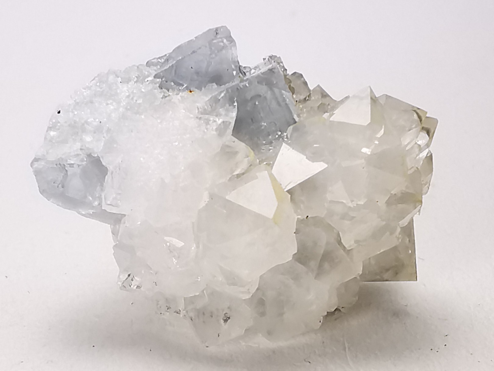 Fluorite with quartz, Le Burc Mine, Tarn, France