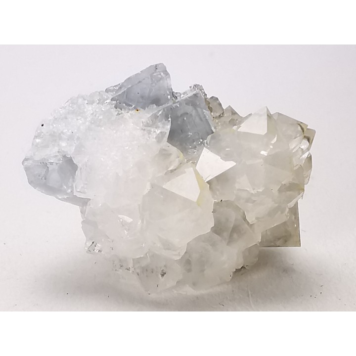 Fluorite with quartz, Le Burc Mine, Tarn, France