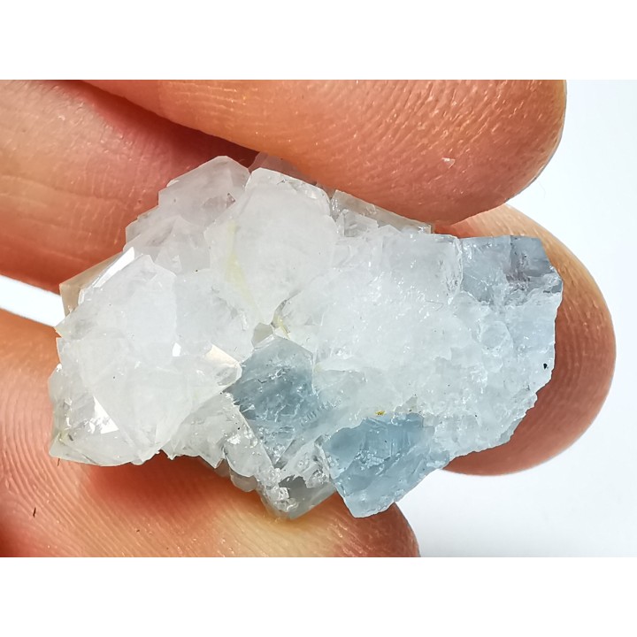 Fluorite with quartz, Le Burc Mine, Tarn, France